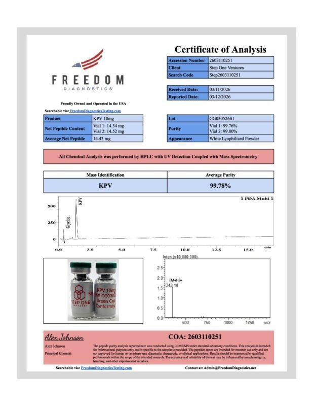 Detection report 2 of 2 for KPV